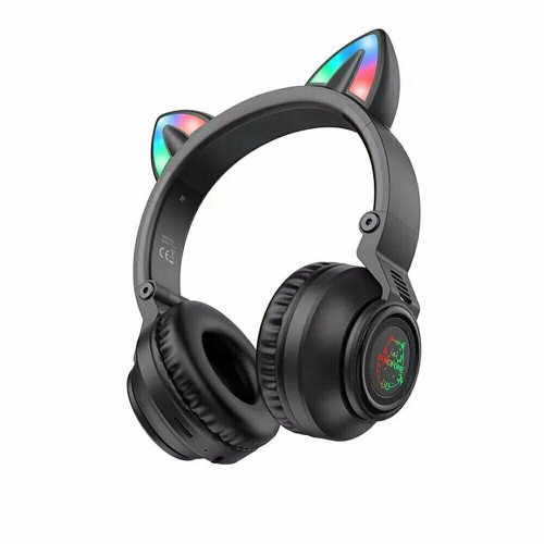 Borofone BO18 Ασύρματα Bluetooth Over Ear Ακουστικά με 7 ώρες Λειτουργίας Μαύρα