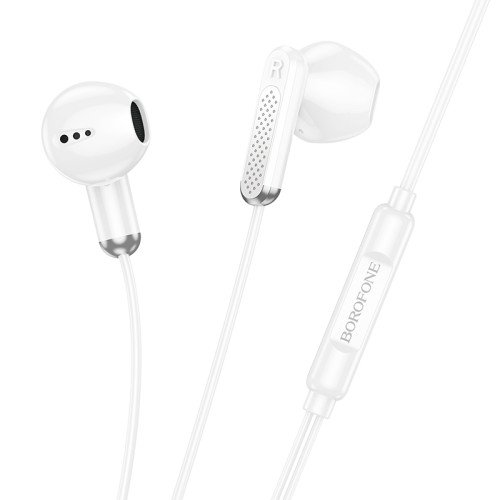 Borofone BM89 Surpass In-ear Handsfree με Βύσμα 3.5mm Λευκό