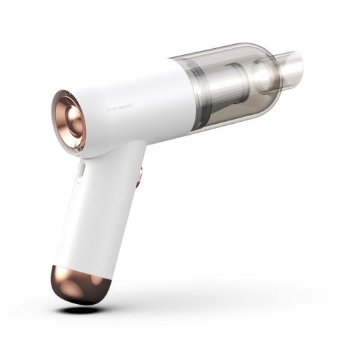 XO Σκουπάκι Αυτοκινήτου Στερεών Επαναφορτιζόμενο 12V Λευκό