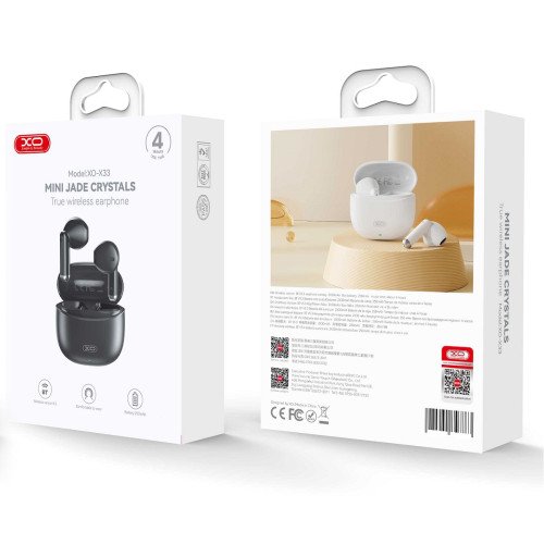 XO X33 Tws In-ear Bluetooth Handsfree Ακουστικά Μαύρα