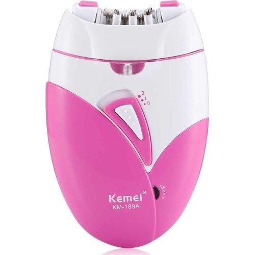 Kemei KM-189A Αποτριχωτική Μηχανή Epilator για Σώμα Ροζ