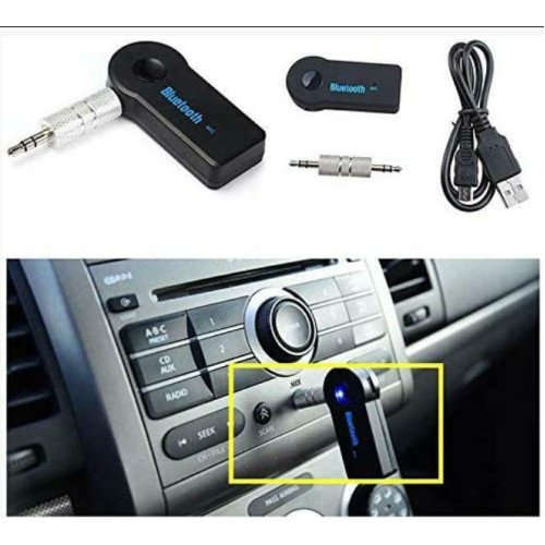 Andowl Q-305 Bluetooth Αυτοκινήτου για το Ηχοσύστημα (AUX / Audio Receiver) - Χρώμα: Μαύρο