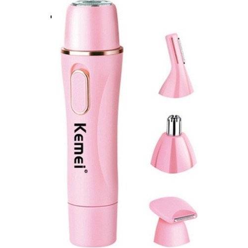 Kemei KM-2715 Trimmer Επαναφορτιζόμενη Μηχανή Ροζ