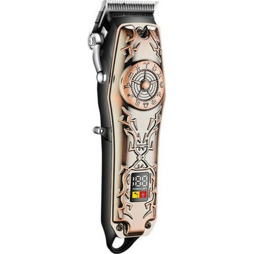 Kemei KM-2617 Επαναφορτιζόμενη Κουρευτική Μηχανή Χάλκινο