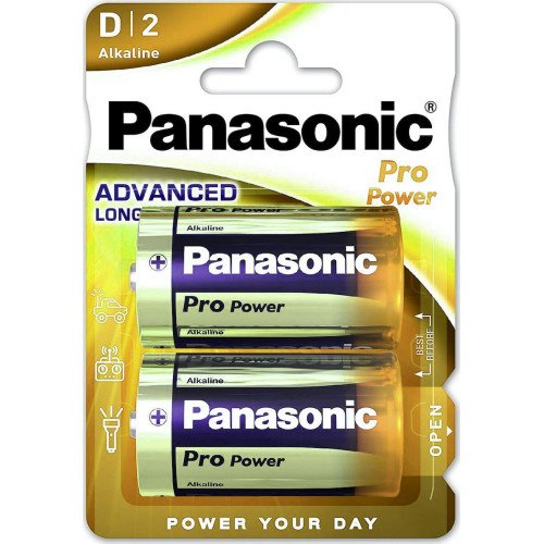 Panasonic D-LR20 Alkaline Power Μπαταρίες D 1.5V 2τμχ.