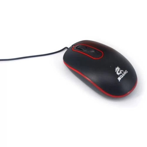 JEQANG JW-310 Ενσύρματο Gaming Ποντίκι Μαύρο-Κόκκινο
