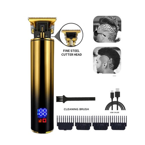 Kemei KM-2128 Επαγγελματική Επαναφορτιζόμενη Κουρευτική Μηχανή Χρυσό