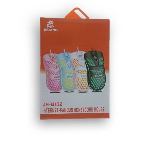 JEQANG JM-102 RGB Ενσύρματο Gaming Ποντίκι Μπλε
