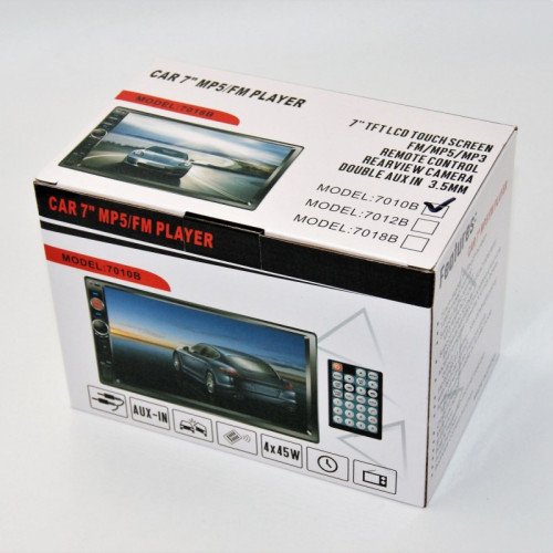 Ηχοσύστημα Αυτοκινήτου 2DIN (Bluetooth/USB/AUX) με Οθόνη Αφής 7" - Χρώμα: Μαύρο