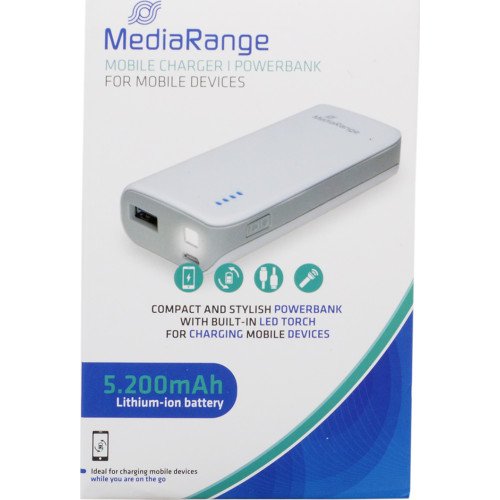 MediaRange MR751 Power Bank 5200mAh με Θύρα USB-A